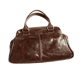 Image showing fashion woman leather bag