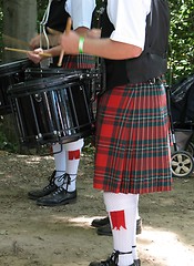 Image showing Fast Handsof a Drummer