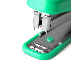 Image showing plastic stapler green