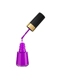 Image showing nail polish on white background