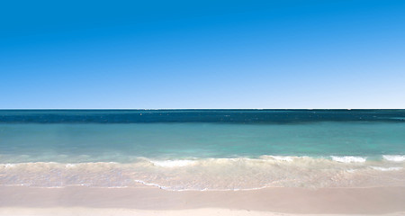 Image showing Gorgeous Beach in Summertime