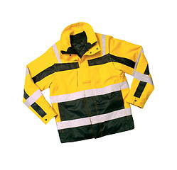 Image showing Emergency safety jacket isolated on white