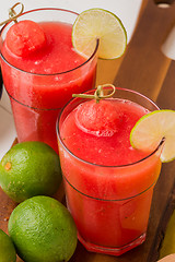 Image showing Watermelon smoothies