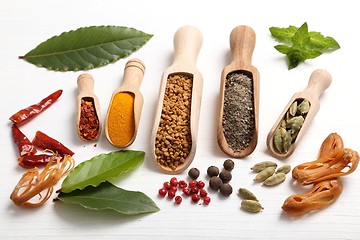 Image showing Spices and herbs.