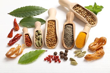 Image showing Spices and herbs.