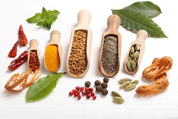 Image showing Spices and herbs.