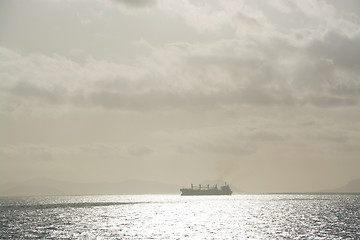 Image showing Morning sun at the Aegean, Greece