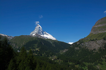 Image showing Matterhorn, Valais, Switzerland