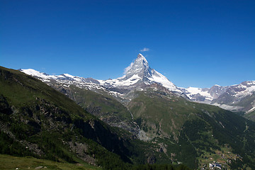 Image showing Matterhorn, Valais, Switzerland