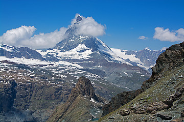 Image showing Matterhorn, Valais, Switzerland