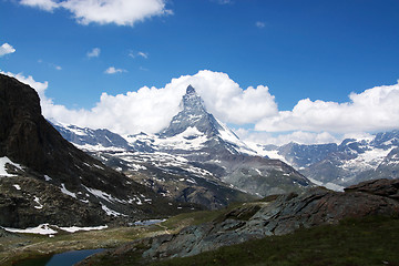 Image showing Matterhorn, Valais, Switzerland