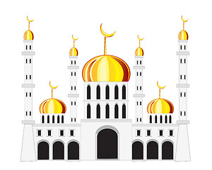 Image showing Mosque on white background