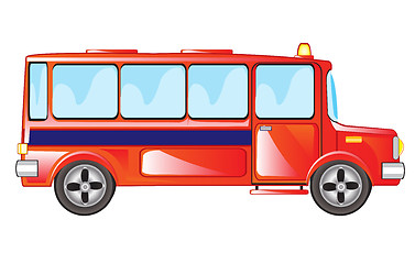 Image showing Red bus