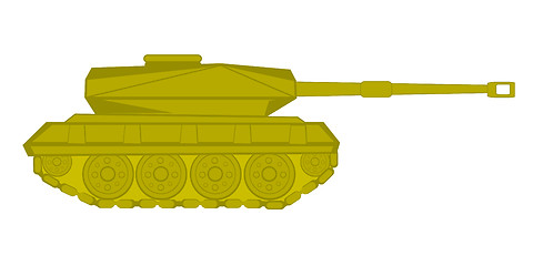 Image showing Vector illustration of the tank