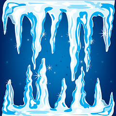 Image showing Winter ice background