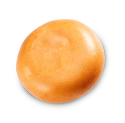 Image showing Single cheeseburger bun