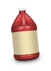 Image showing Oil canister isolated on a white background