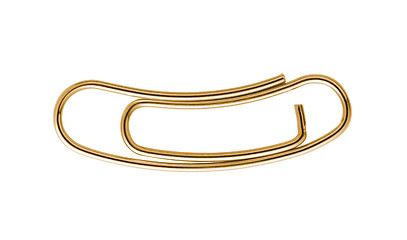 Image showing paper clip isolated on white