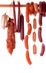 Image showing hanging sausage