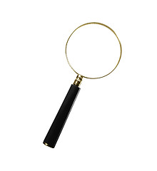 Image showing Magnifier isolated on white background