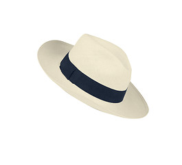 Image showing Summer panama straw hat