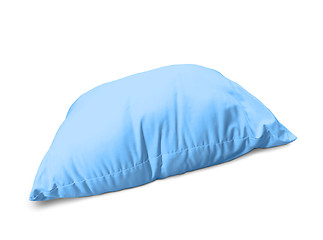 Image showing blue pillow