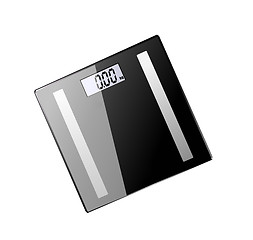 Image showing Digital Bathroom Scale, Isolated