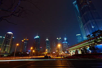 Image showing Shanghai at night