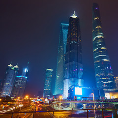 Image showing Shanghai at night