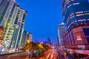 Image showing Shanghai at night