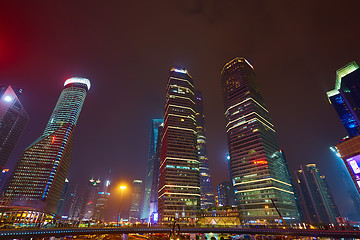 Image showing Shanghai at night