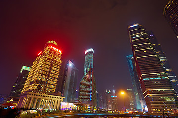 Image showing Shanghai at night