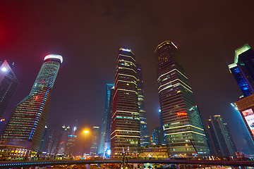 Image showing Shanghai at night