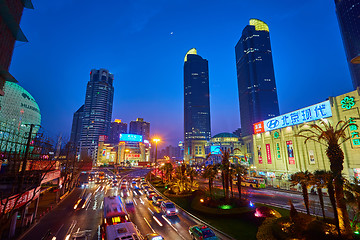 Image showing Shanghai at night