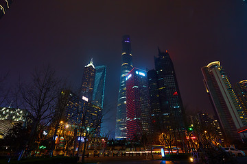 Image showing Shanghai at night