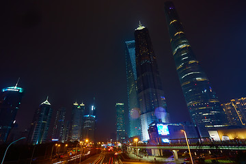 Image showing Shanghai at night