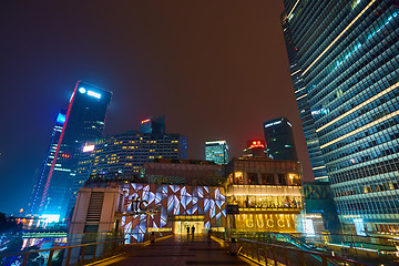 Image showing Shanghai at night