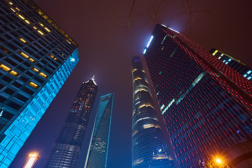 Image showing Shanghai at night