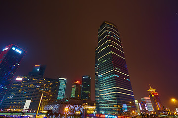 Image showing Shanghai at night