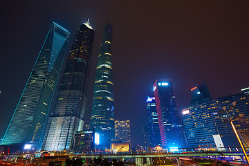 Image showing Shanghai at night