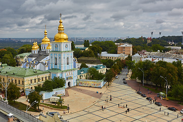 Image showing Kyiv, Ukraine - September 7, 2013: View of St. Mikhail\'s minster chapel.
