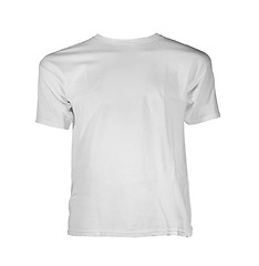 Image showing White T-Shirt isolated