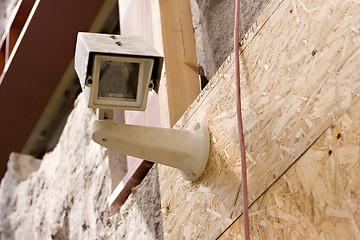 Image showing Picture of a security camera, stock photo