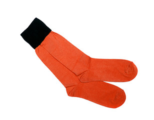 Image showing orange socks