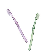 Image showing toothbrushes