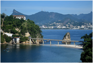 Image showing Rio de Janeiro city seen from Niteroi