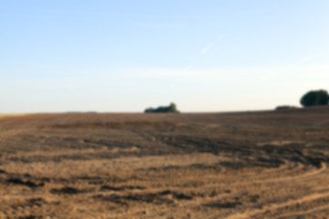 Image showing plowed agricultural field