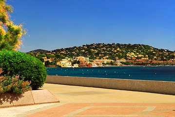 Image showing Mediterranean coast of French Riviera