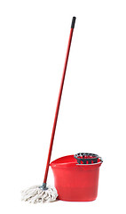 Image showing Cleaning mop isolated