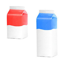 Image showing milk or juice carton boxes